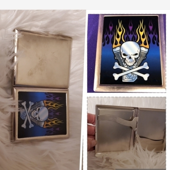 Vintage Punk Skull‎ and Crossbones Stash - Picture 1 of 8